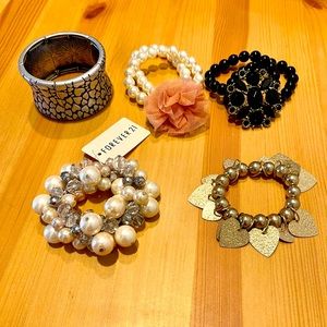 Lot of 5 Women’s Bracelets